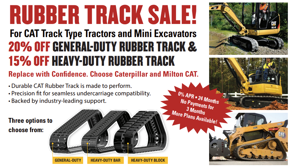 Rubber Track Sale