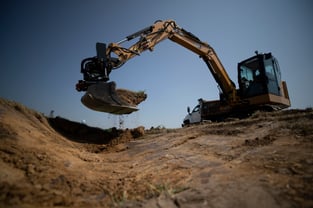 A tiltrotator in the field.
