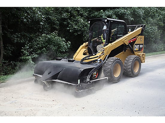 pick up broom skid steer attachment